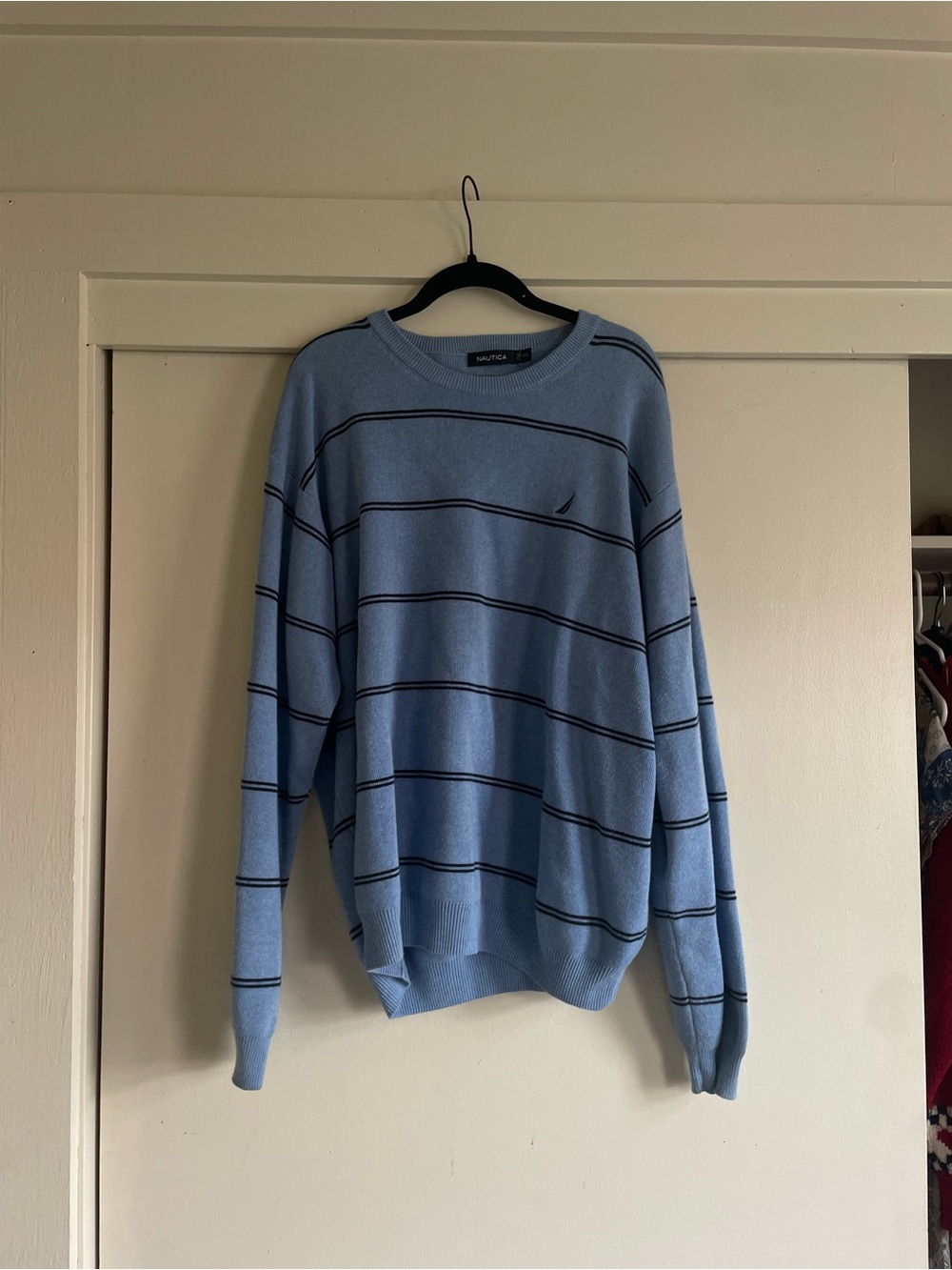 Men’s striped Nautica sweater